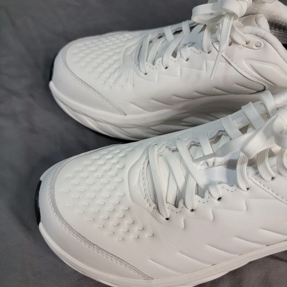 Hoka Bondi SR Running Shoes Womens 9 US White Work Sneaker Slip Resistant - Picture 8 of 14